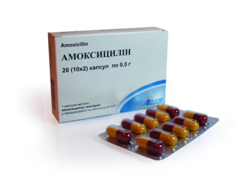 Антибиотик Амоксициллин