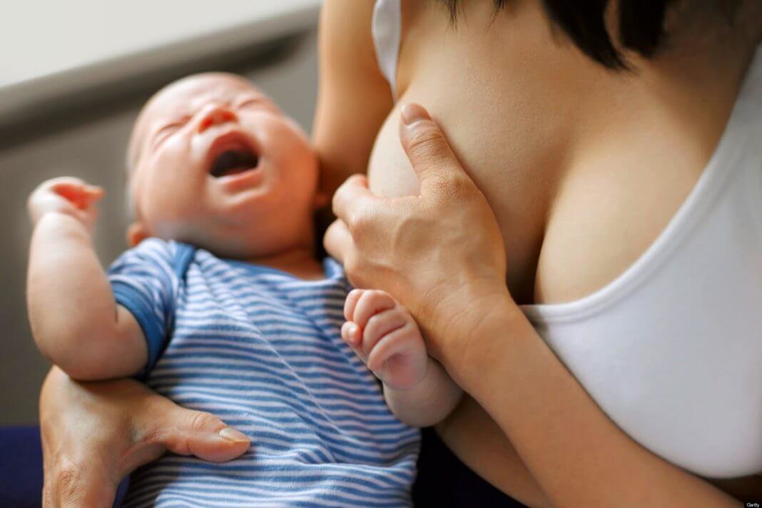 Отказ от груди у младенца – признак нездорового состояния