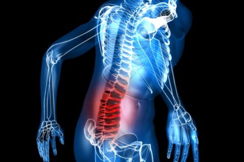 Симптоматические проявления полученной травмы в области спины и позвоночного столба